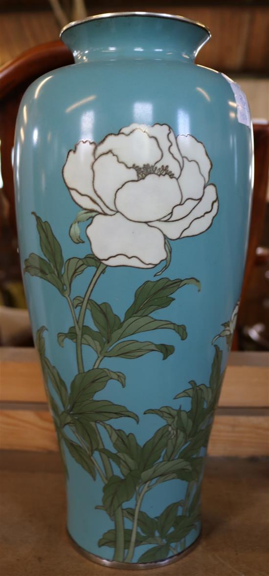 Cloisonne vase